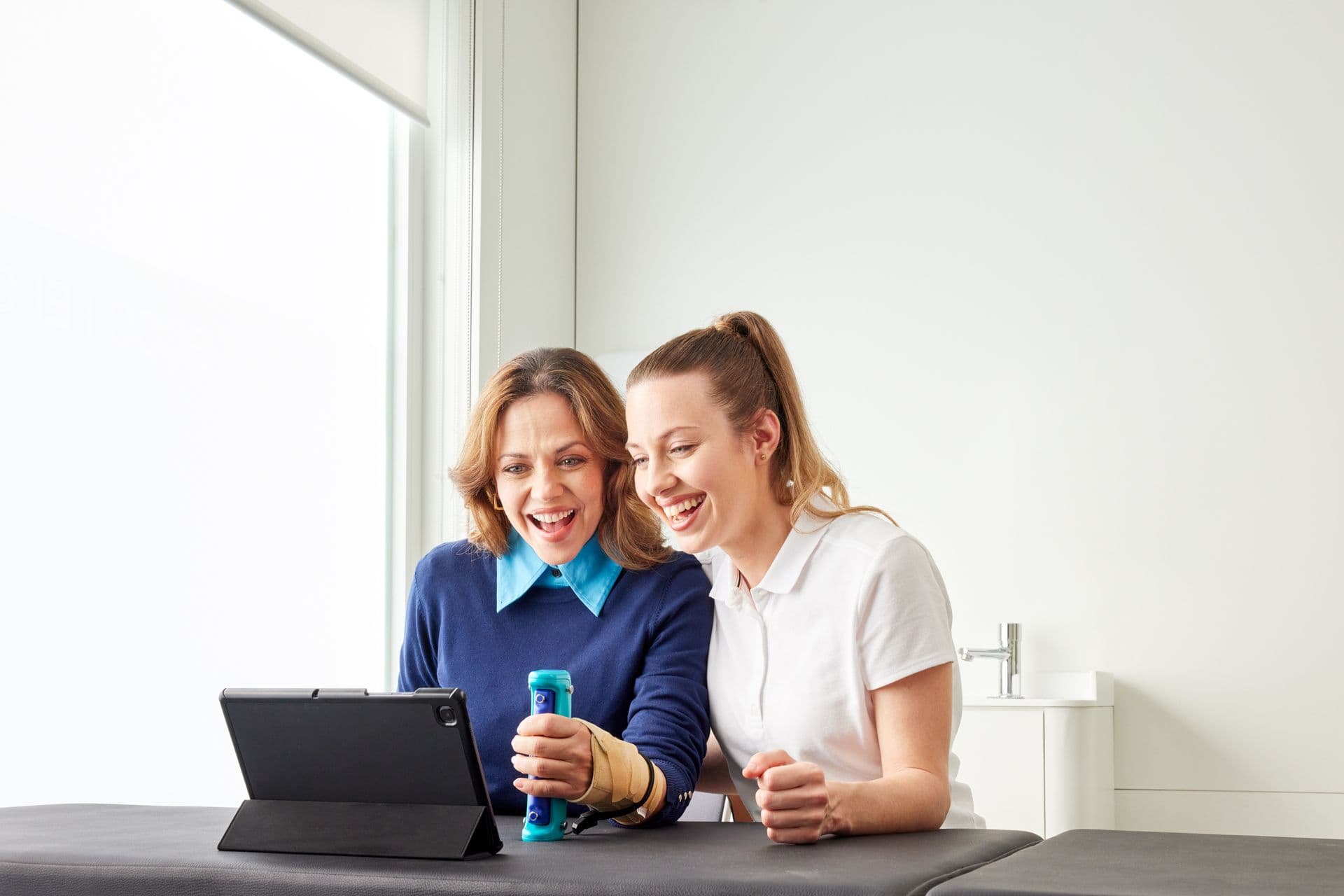 Therapist conducting evidence-based assessment