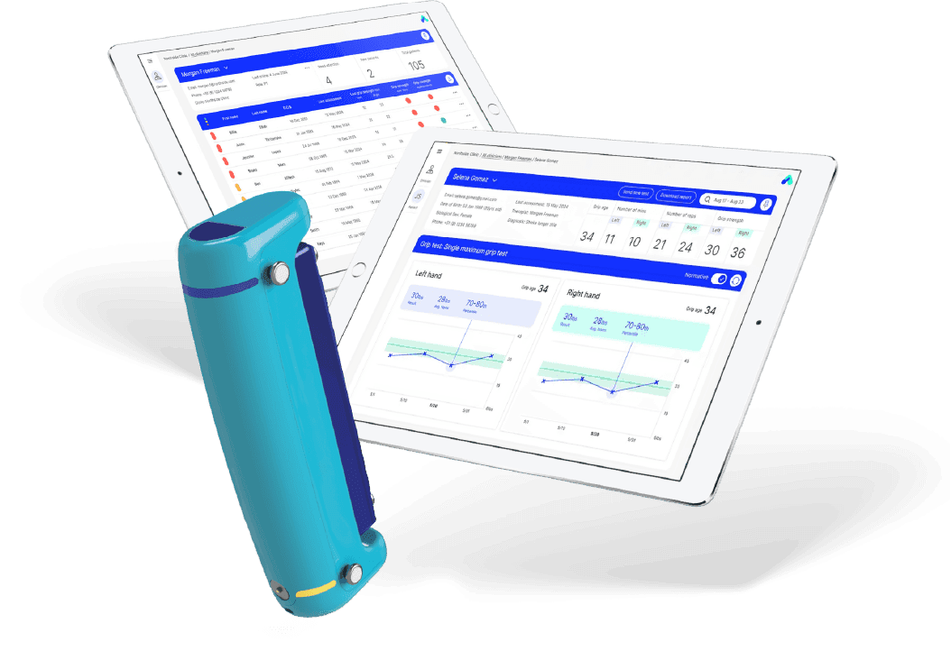 Able Assess running on a tablet in a home care setting